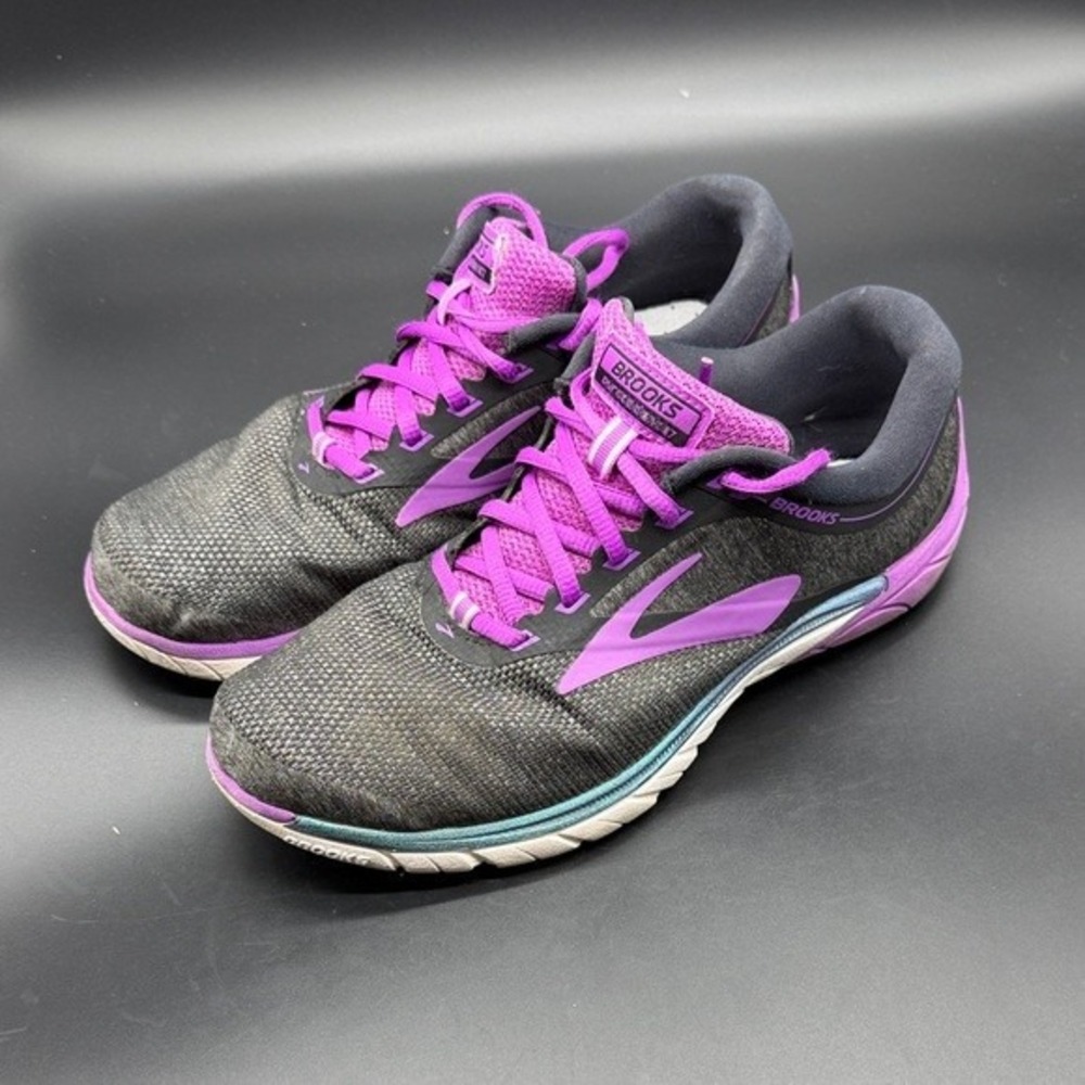 Brooks PureCadence 7 Women's Running Shoes Purple Grey Athletic Sneakers‎ 9.5